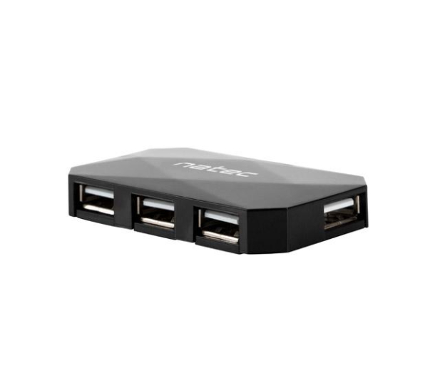 Natec Czytnik USB 2.0 NATEC LOCUST 4-PORTY Czarny - 1450742 - zdjęcie